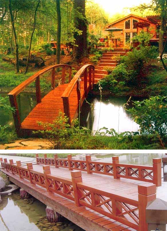 庭院木桥
